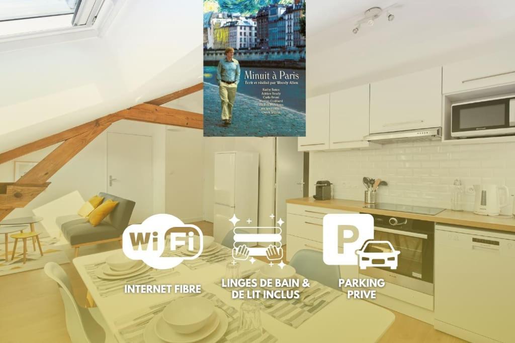 Minuit A Paris - Wifi Fibre/linge/parking Apartment Châteaubriant